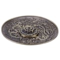 Miniatyrbilde 1 av 5: Dragemønster Sink Legering Røkelsesbrennerholder for Soverom og Tempel - Bronse Røkelseskar