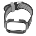 Miniatyrbillede 4 af 10: 2 i 1 Udskiftningsrem til Redmi Watch 3 - Hurtigudløsning Blød Silikone Svedtæt Smartwatch Armbånd i Sort Grå