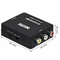 Miniatyrbilde 3 av 5: RCA AV til HDMI Converter / Adapter for Gamecube Nintendo Sega Ge