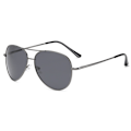Pikkukuva 2 / 5: Miesten aurinkolasit - päivä- ja yövalokuvakromaattiset polarisoidut aurinkolasit - hopeanväriset harmaat linssit Silver Frame Gray Lenses