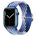 Miniatyrbilde 1 av 5: Justerbar iwatch-reim i nylon (42/44/45 mm, gradient blå) Style 4