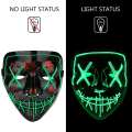 Miniatyrbild 3 av 5: Halloween Mask LED tänds för Cosplay kostymfester green