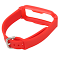 Pikkukuva 8 / 10: Säädettävä 20 mm vedenkestävä pehmeä silikoninen ranneke kotelolla, kevyt OPPO Free Red + Red Shell