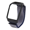 Pikkukuva 9 / 10: 2-in-1 Elastinen Punottu Nylon Urheilukellohihnan Vaihtohihna TOMTOM Runner3:lle Midnight Blue -värisenä