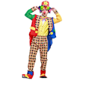 Miniatyrbillede 1 af 2: Voksen klovnekostumer til Halloween, jul, fødselsdage og fester - mænd og kvinder - performance kostumer Tuxedo clown