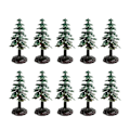 Miniatyrbilde 1 av 7: Miniatyr Juletre med Høy Simulering - Kunstig Modell for Bursdagskakedekorasjon & Mikrolandskaps Ornament