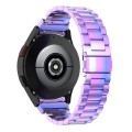 Miniatyrbilde 5 av 7: Rustfritt stål klokke med tre perler for Samsung Galaxy Watch 4 Samsung Watch 4 Classic reservedeler (fargerike) Färgrik