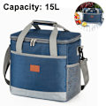 Miniatyrbild 1 av 5: Lunchväska 15l/25l Isolerad Lunchbox Soft Cooler Kylväska Navy Blue 15L