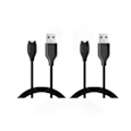 Miniatyrbilde 1 av 5: 2-pack Universallader for Garmin klokker black