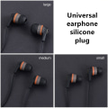 Miniatyrbilde 3 av 3: 3-pack universelle ørepropper for hodetelefoner - silikon - svart