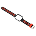 Miniatyrbilde 2 av 10: Redmi Watch 3 2-i-1 Erstatningsreim: Hurtigutløsende Myk Silikon Svettetett Smartklokke Armbånd i Svart og Rød