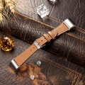 Miniatyrbillede 2 af 3: Fitbit Charge 2 armbånd læder Brun