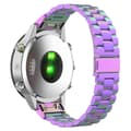 Miniatyrbillede 1 af 2: Til Garmin Fenix 7S / 7S Pro / 6S Pro Urrem 20mm Rustfrit Stål 3-Perle Håndledsrem - Mult Multicolor Multi-color
