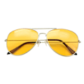 Miniatyrbilde 1 av 5: Polariserte solbriller - Ramme i rustfritt stål Fjær UV-beskyttelse for barn og tenåringer - Gullramme gule linser Gold Frame Yellow Lenses