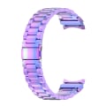 Miniatyrbilde 2 av 7: Rustfritt stål klokke med tre perler for Samsung Galaxy Watch 4 Samsung Watch 4 Classic reservedeler (fargerike) Färgrik
