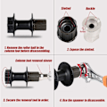 Miniatyrbillede 4 af 5: Hub Ball Universal Freehub Removal Tool