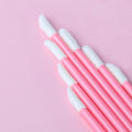 Miniatyrbild 5 av 7: 50/100 st Engångsverktyg för läppborste 100pcs pink