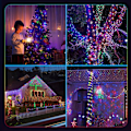 Miniatyrbillede 11 af 11: 2M LED Bluetooth Fjernbetjening USB Garland Lampe RGB Julelys 2M-20led