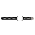 Miniatyrbillede 9 af 10: 2 i 1 Udskiftningsrem til Redmi Watch 3 - Hurtigudløsning Blød Silikone Svedtæt Smartwatch Armbånd i Sort Grå