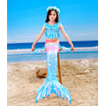 Miniatyrbild 2 av 7: Barn Mermaid Tail Baddräkt Flickor Baddräkt Byxor Badkläder G 110