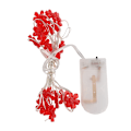 Miniatyrbillede 1 af 10: 2M 20 LED Batteridrevet Kobbertråd Feelyse til Jul & Bryllupsdekoration (Kold Hvid)