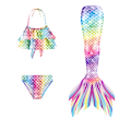 Miniatyrbillede 1 af 7: Børn Mermaid Tail Badedragt Piger Badedragt Bukser Badetøj A 110