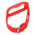 Pikkukuva 10 / 10: Säädettävä 20 mm vedenkestävä pehmeä silikoninen ranneke kotelolla, kevyt OPPO Free Red + Red Shell