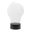 Miniatyrbilde 4 av 10: Mini Globusformet LED Nattelys - 7 Farger Visuell Optisk Lampe for Hjemmedekorasjon og Gave