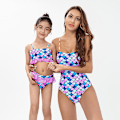 Pikkukuva 1 / 2: Uimapuku nainen tyttö, uimapuku printed bikinit, aikuisten lasten äiti ja tytär uima-asut (1 kpl) Kid 152 cm