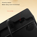 Miniatyrbillede 4 af 7: HK-LADE 6,35 mm Universal Sustain Pedal til Elektroniske Klaverer og Synthesizere - Sort