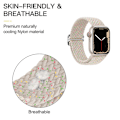 Pikkukuva 3 / 5: Säädettävä kudottu iwatch-ranneke (42/44/45mm, värikkäitä tähtiä) Style 6