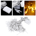 Miniatyrbillede 9 af 10: 240LED Vandtæt Isbar LED Lysstreng, 3x2m Vindue Gardin Lampe til Indendørs Julepynt, Varmt Hvidt, EU Stik, 220V
