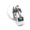 Miniatyrbilde 4 av 5: Analog klokke for MC, Moped og sykkel - silver