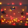 Miniatyrbilde 4 av 10: DC24V 10m 100LED Vanntette Fargerike Vanndråpe Lyslenker for Juledekorasjon