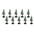 Miniatyrbilde 3 av 7: Miniatyr Juletre med Høy Simulering - Kunstig Modell for Bursdagskakedekorasjon & Mikrolandskaps Ornament