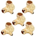 Miniatyrbilde 5 av 8: 5 stk. Sink Legering 1-veis Luftkompressor Tilbakeslagsventil 1/2x3/8x10 for Små Pumpe Tilbehør