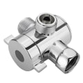 Miniatyrbillede 4 af 5: 1/2 tommer trevejs T-adapterventil til toiletbidetbruser H