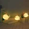 Miniatyrbild 9 av 10: 10 LED-lampor i form av delfiner - 1,5 m/4,9 fot varmvitt dekor för barnrum