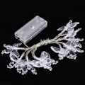 Miniatyrbillede 2 af 10: 1,2 m / 3,9 ft 10 LED Butterfly Fairy String Lights - Farverige Hjem & Have Juledekoration