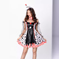 Miniatyrbild 3 av 4: Halloween-kostymer cirkusclownkostymer M
