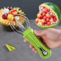 Miniatyrbillede 1 af 5: 3 i 1 frugtkugler melon og frugtseparator køkkenmateriale