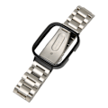 Miniatyrbild 5 av 10: 2-i-1 Justerbart Klockarmband i Rostfritt Stål med Skyddsfodral för Redmi Watch 3 - Silver