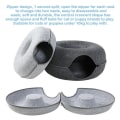 Miniatyrbillede 4 af 10: Cat Nest Cat Tunnel Donut BLÅ Blue