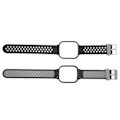 Miniatyrbillede 8 af 10: 2 i 1 Udskiftningsrem til Redmi Watch 3 - Hurtigudløsning Blød Silikone Svedtæt Smartwatch Armbånd i Sort Grå