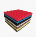 Miniatyrbillede 8 af 8: 24 STK 30*30*2,5 cm Lydisolering Acoustic Wedge Studio Absorption Yellow 24pcs