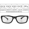 Pikkukuva 4 / 4: Aikuisten 3d-lasit 3D-stereo-3d-metalliklipsipolarisoidut lasit - aikuisten mustat adult black