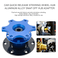Miniatyrbild 5 av 5: Universal Quick Release Adapter Snap Steering Wheel Hub Race