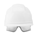 Pikkukuva 1 / 10: Goggle-Visierhelm mit integrierten Sicherheitsmerkmalen (Weiß)