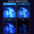 Miniatyrbillede 9 af 11: 20M LED Bluetooth Fjernbetjening USB Garland Lampe RGB Julelys 20M-200led