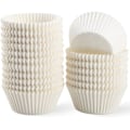 Miniatyrbillede 1 af 7: Standard hvide cupcake liners 500 Count, ingen lugt, fødevaregodkendt og fedttætte bagebægre papir White 500pcs